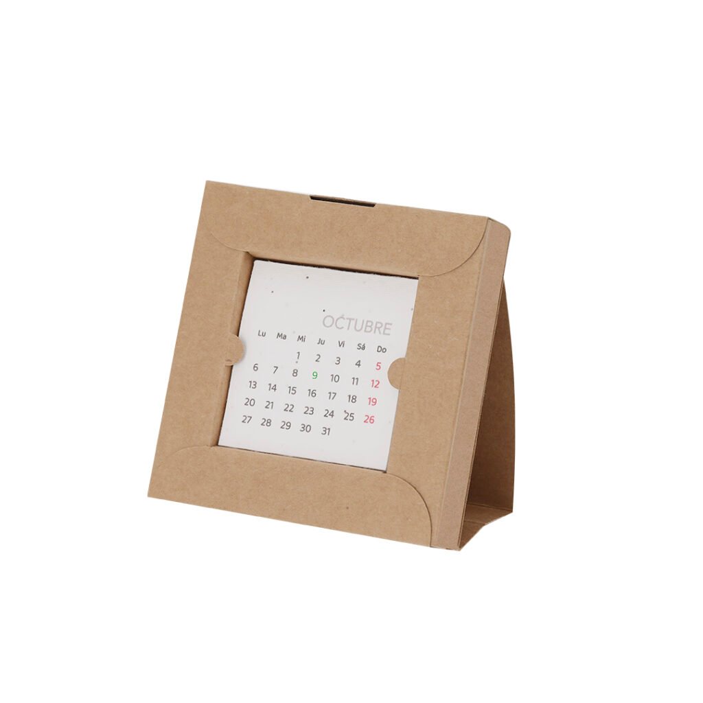 Calendario plantable Krily, papel de semillas