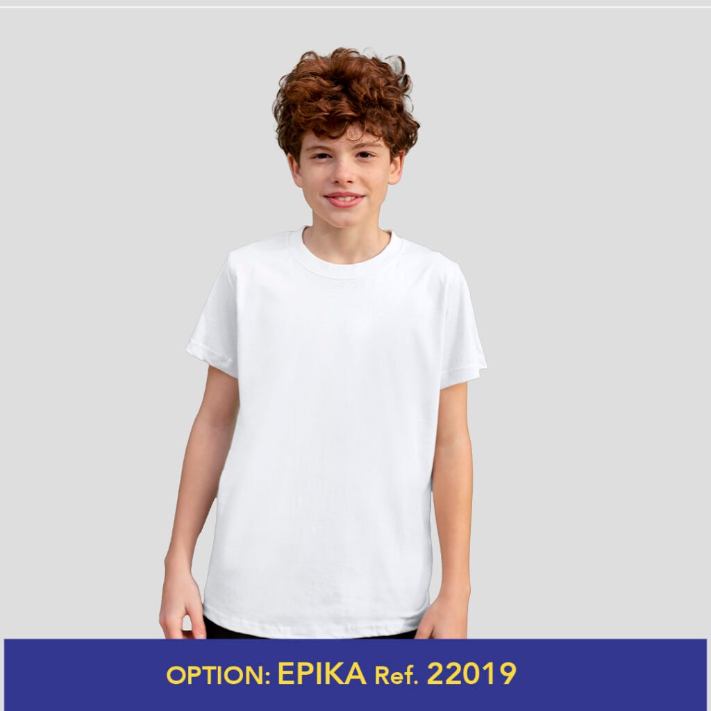 Camiseta YC150 Niño Blanca