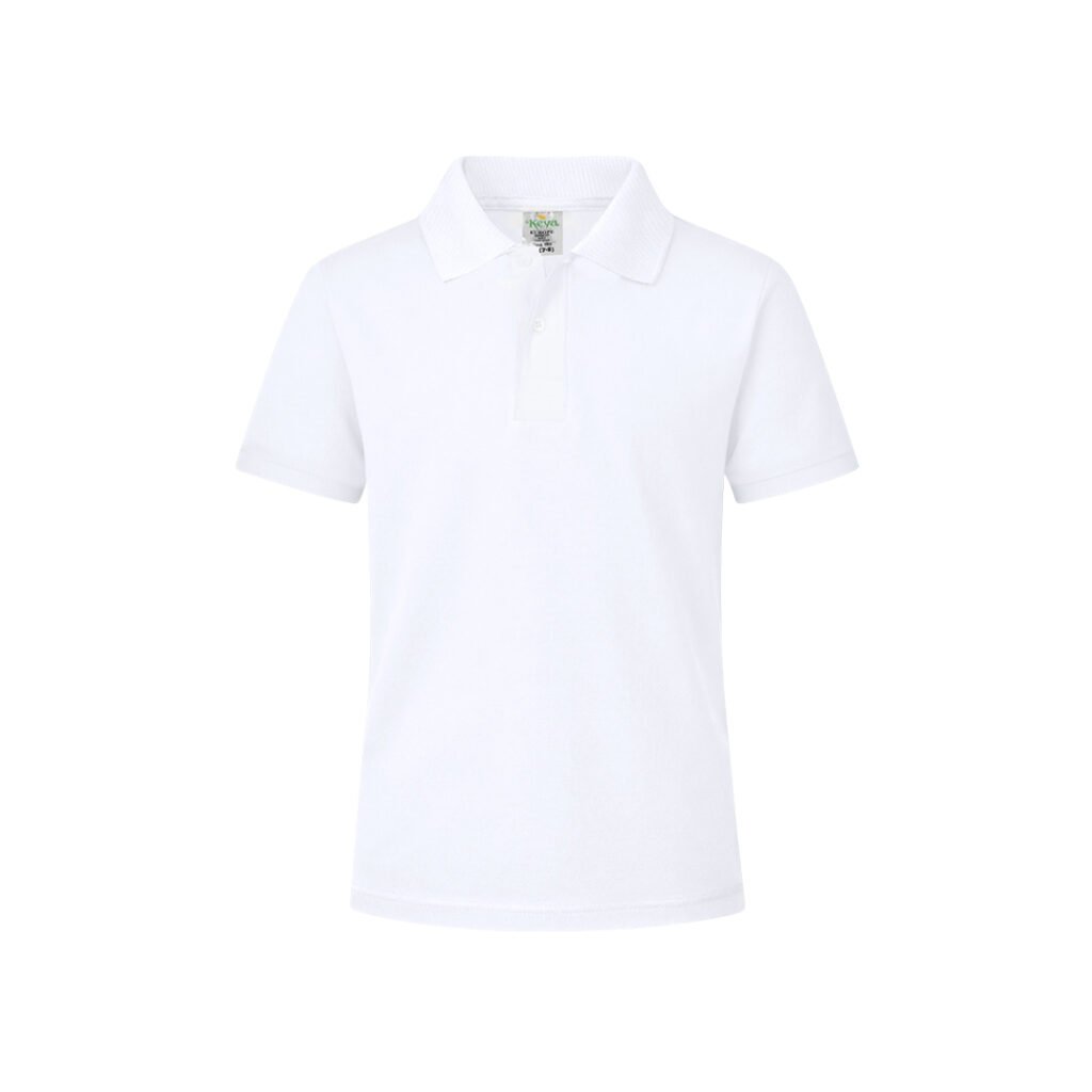 Polo YPS180 Niño Blanco