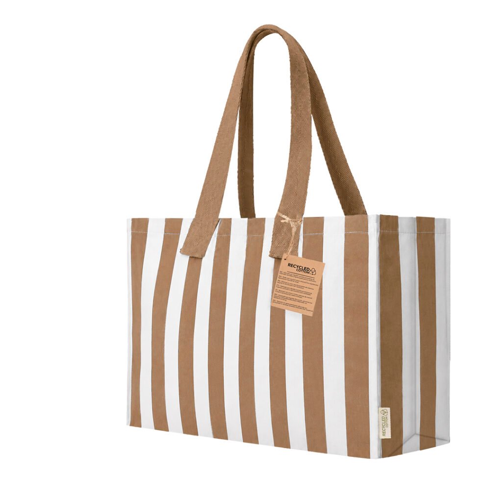 Nuez Striped Tote Bag