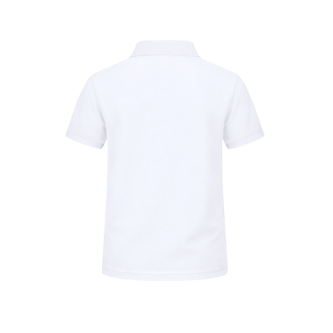 Polo Marcasita Niño Blanco