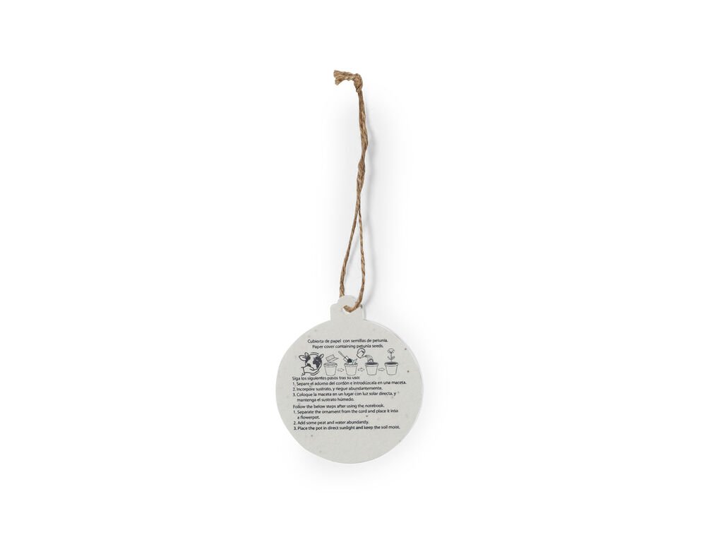 Adorno de semillas Machichaco personalizado con tu logo
