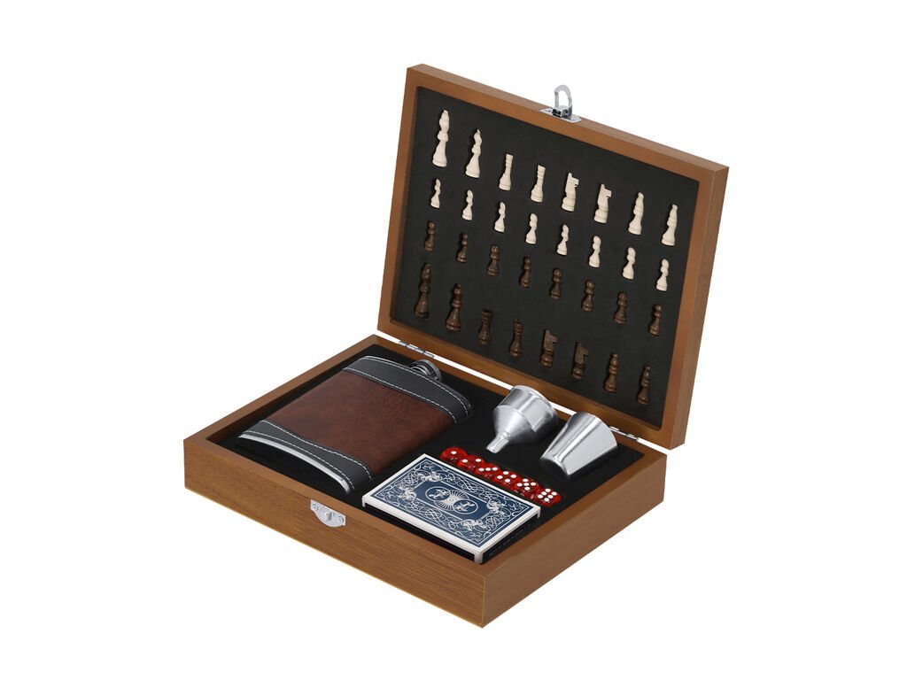 Set de petaca Zurrón personalizado con tu logo