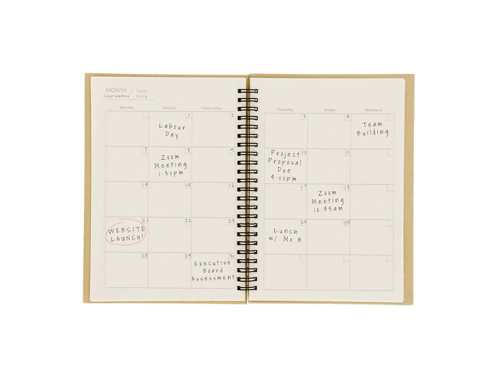 Libreta planificador Régulo personalizado con tu logo