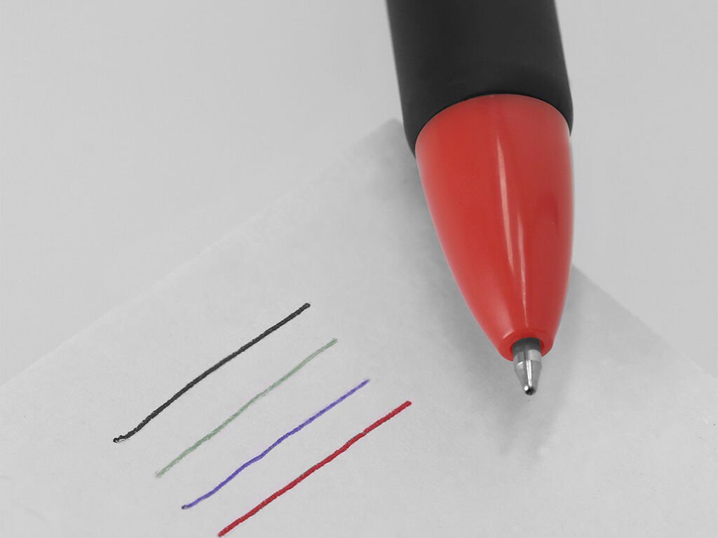 Bolígrafo multicolor Peridoto personalizado con tu logo